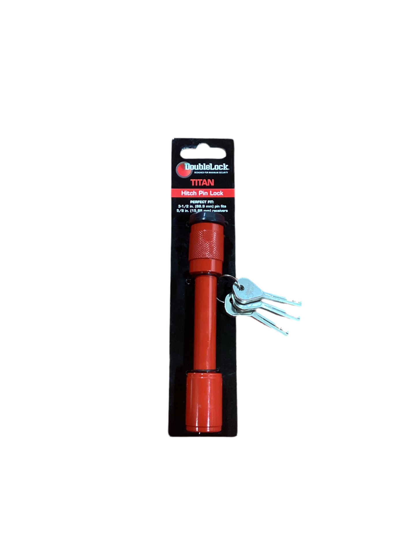 DoubleLock TITAN RED-Hitch Pin Lock