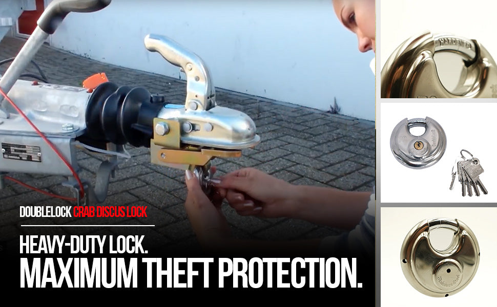 CRAB Discus Lock | Stainless Steel Discus Lock