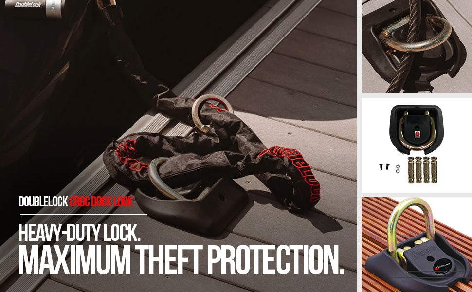 CROC Dock Lock | Marine Cleat Lock