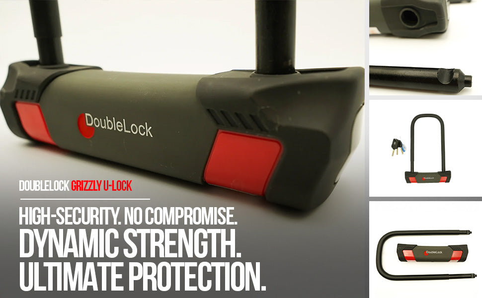 GRIZZLY U-Lock | Long Steel Shackle U-Lock