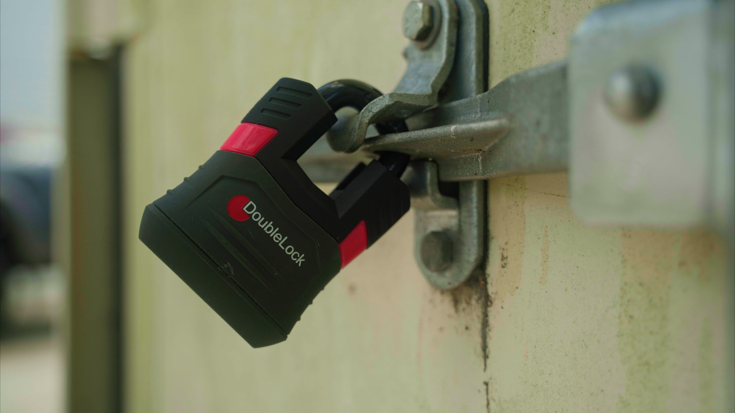 DoubleLock RED HAWK - Padlock RED