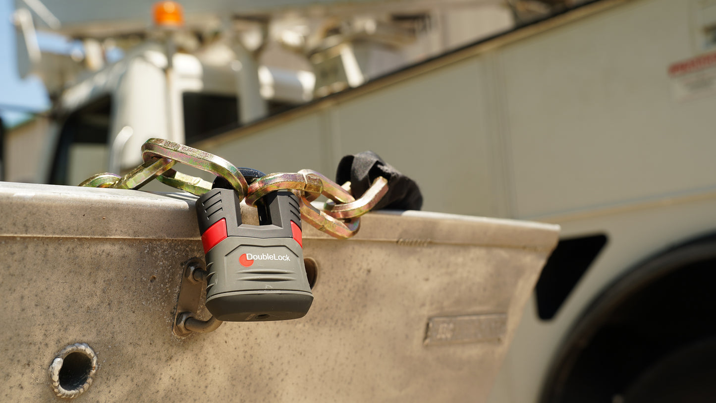DoubleLock RED HAWK - Padlock RED