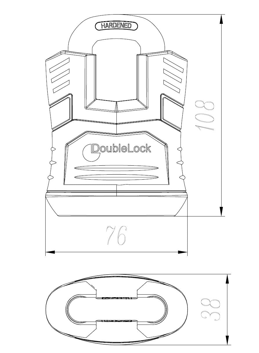 MAMMOTH Lock Bundle | Heavy Chain & Padlock