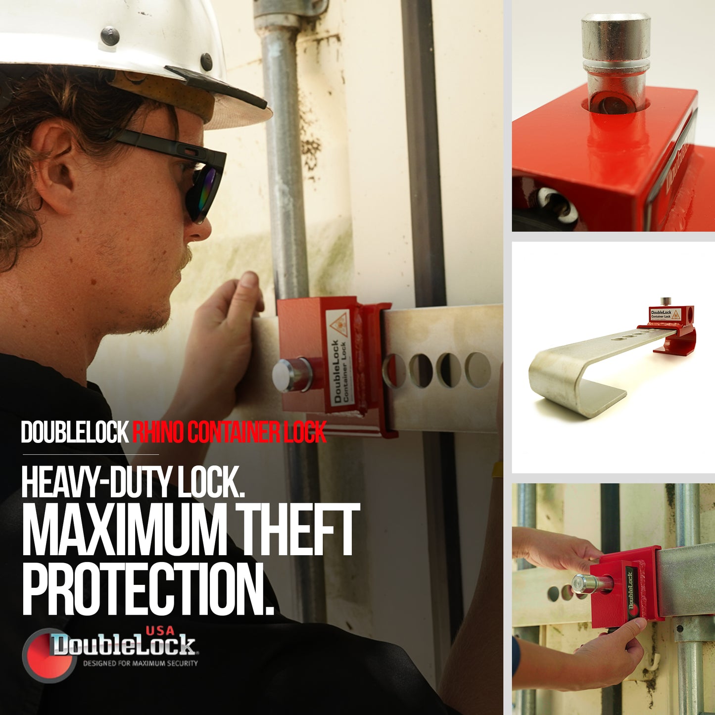 RHINO Ultra Duty Cargo Container Lock | Freight Container Lock