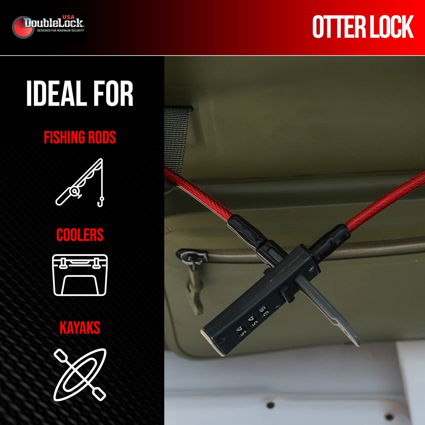 OTTER Lock | Integrated Cable Lock