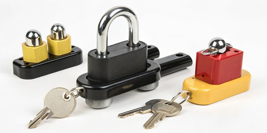 One of the best heavy-duty trailer coupler locks for trailer security.