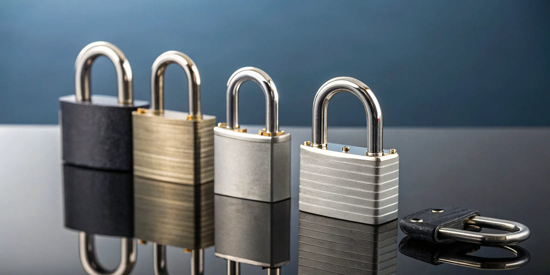 A side-by-side comparison of top outboard motor security locks.