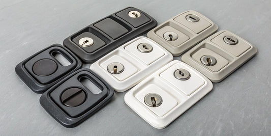 A selection of the best keyless and traditional RV door locks for camper security.