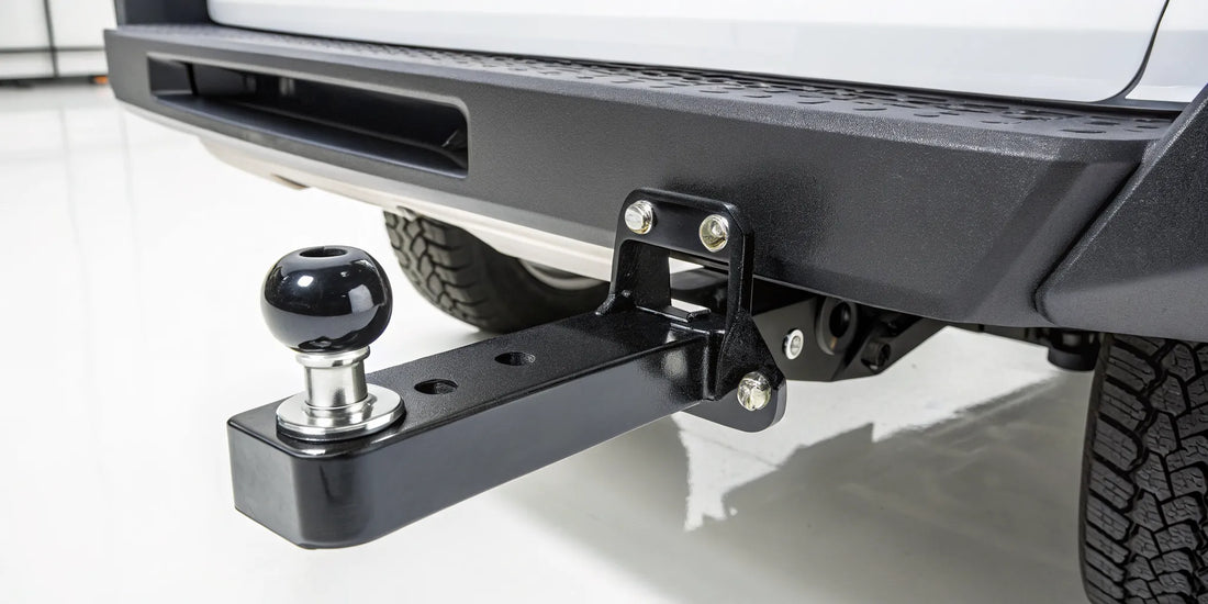 A secure trailer hitch lock pin prevents theft and ensures safe towing.