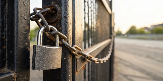 Best heavy duty padlock for a construction site gate.