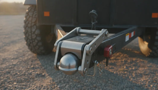 Rugged lock securing a trailer tongue and coupler