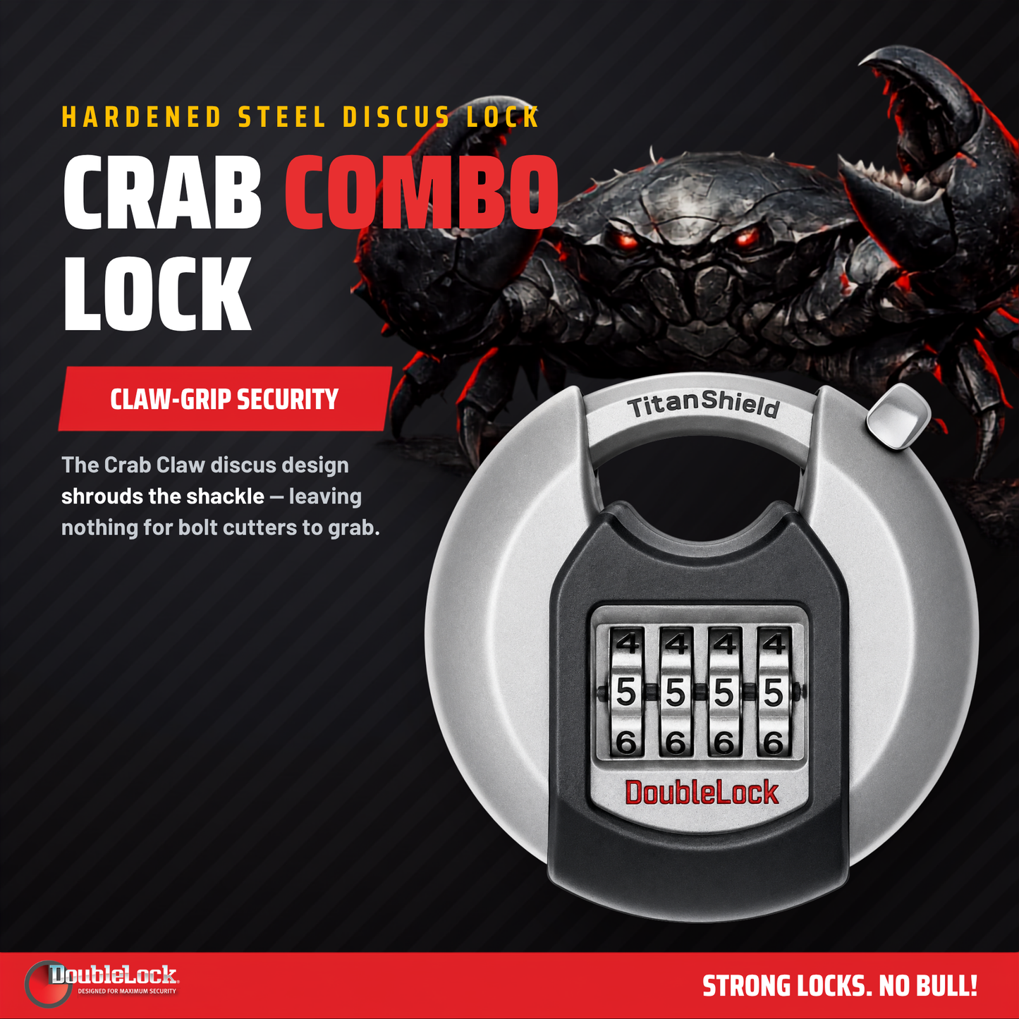 CRAB Combo | Combination Discus Lock