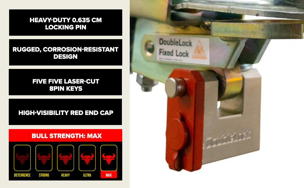 FALCON X Padlock | Max Duty Brass Container/Shipping Padlock