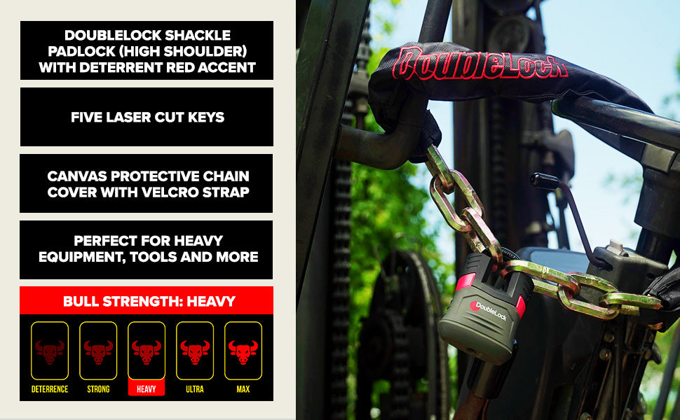 MAMMOTH Combo Lock |  Heavy Chain & Padlock Bundle
