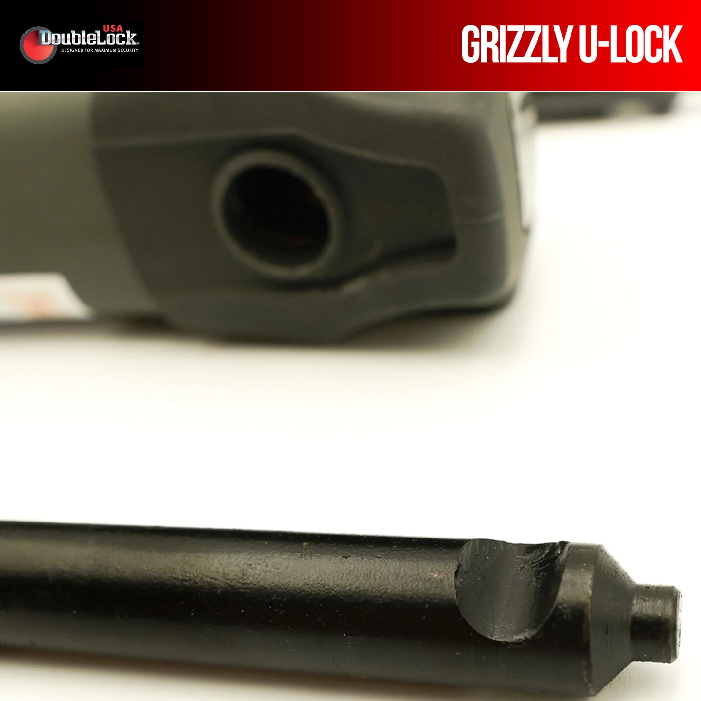GRIZZLY U-Lock | Long Steel Shackle U-Lock