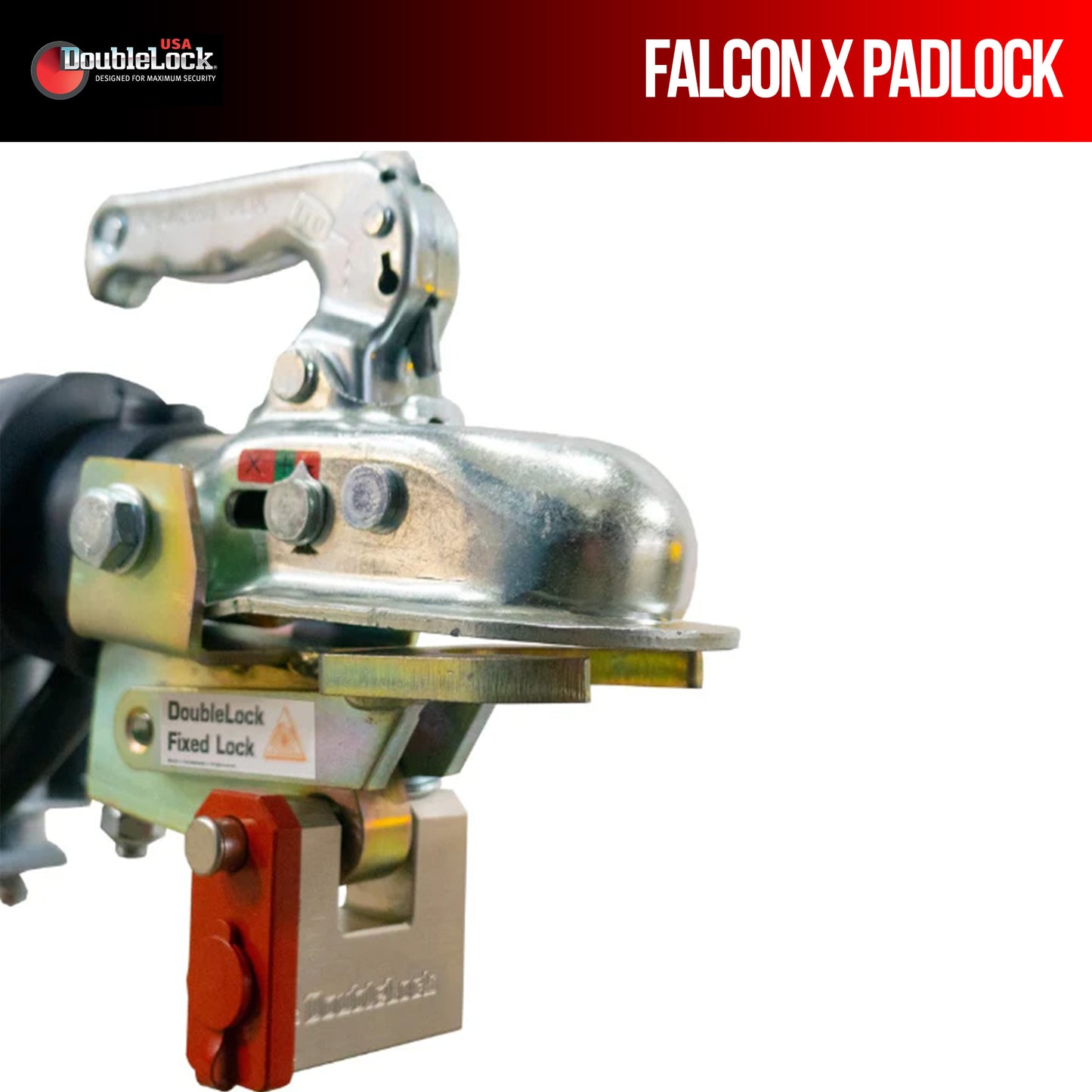 FALCON X Padlock | Max Duty Brass Container/Shipping Padlock