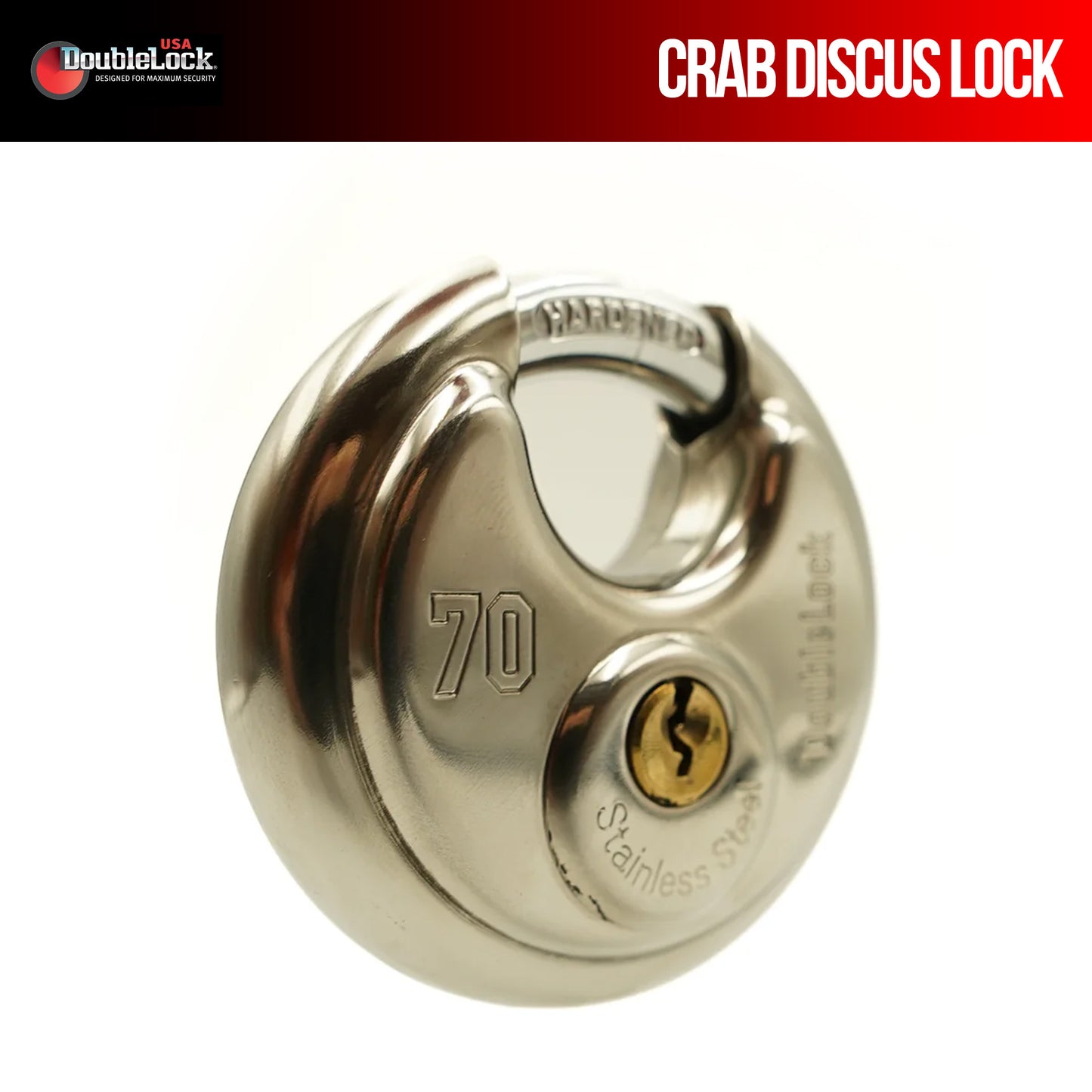 CRAB Discus Lock | Stainless Steel Discus Lock