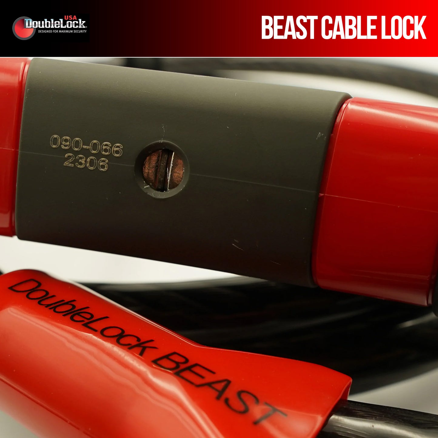BEAST Ultra Duty Cable & Lock Bundle | Braided Steel Cable & U-Lock Combo