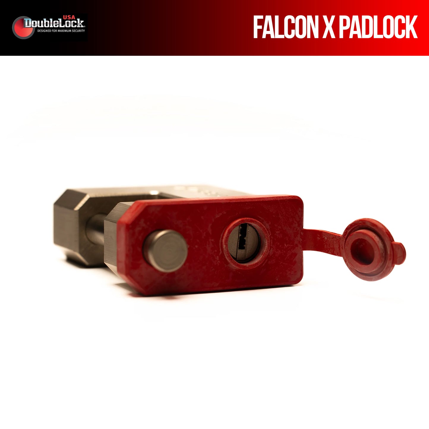FALCON X Padlock | Max Duty Brass Container/Shipping Padlock