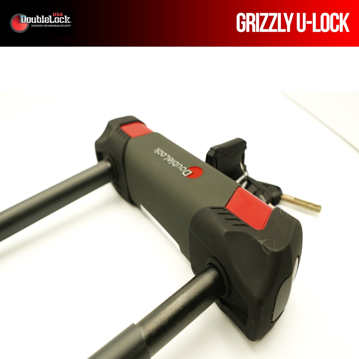 GRIZZLY U-Lock | Long Steel Shackle U-Lock