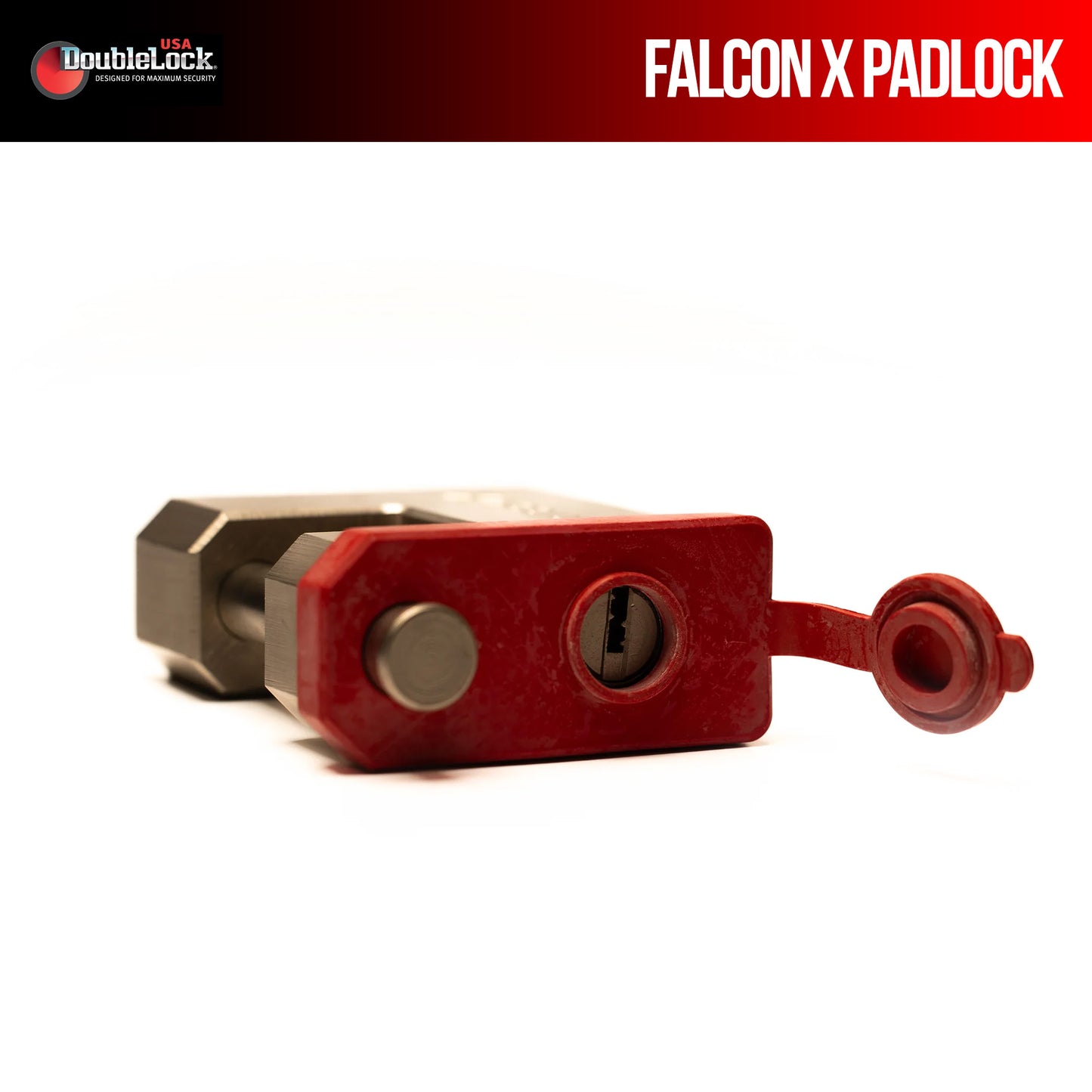 FALCON X Padlock | Max Duty Brass Container/Shipping Padlock
