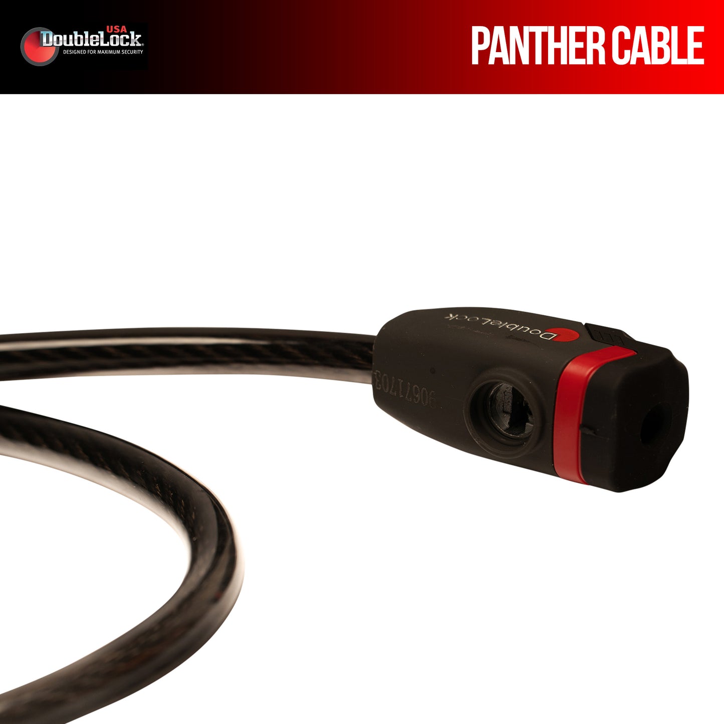 Panther Cable Lock | Braided Steel Cable & Keyed Lock