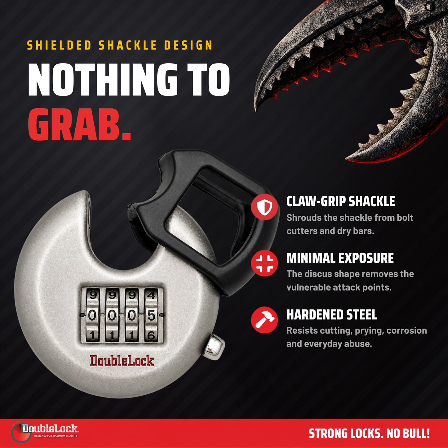 CRAB Combo | Combination Discus Lock