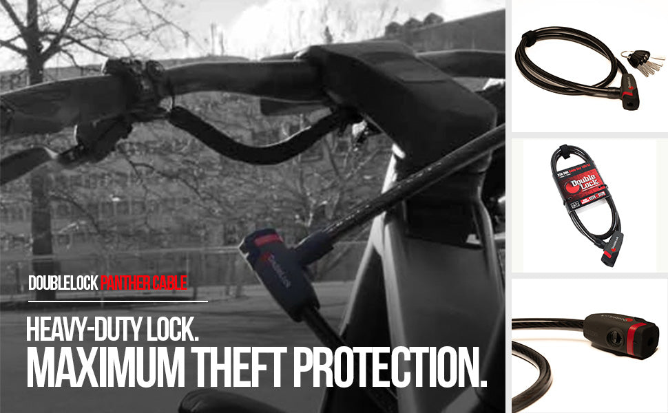 Panther Cable Lock | Braided Steel Cable & Keyed Lock