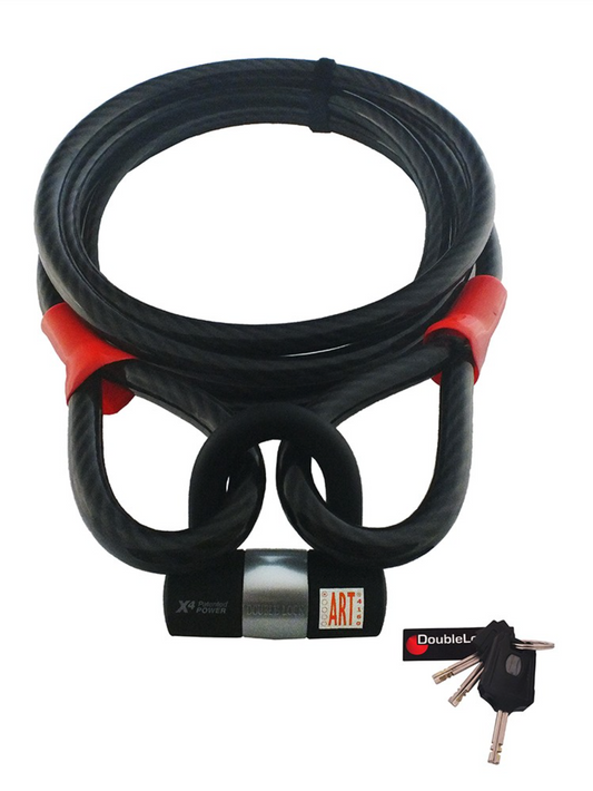 DoubleLock BEAST XL - Cable 500 & Shackle Lock