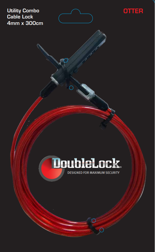 DoubleLock OTTER - Utility Equipment Cable Lock