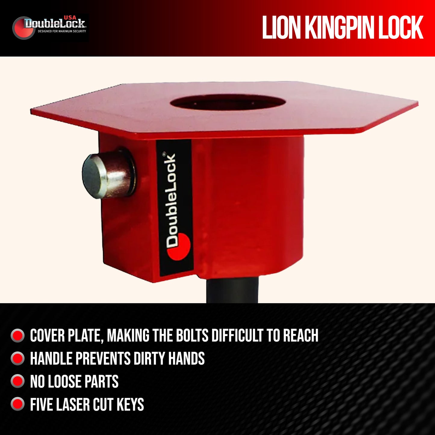 LION Trailer Lock | Kingpin Trailer Lock