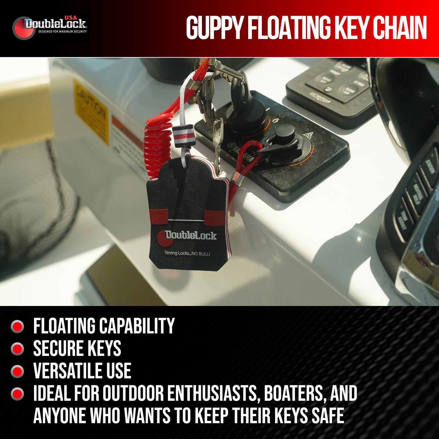GUPPY | Floating Key Chain