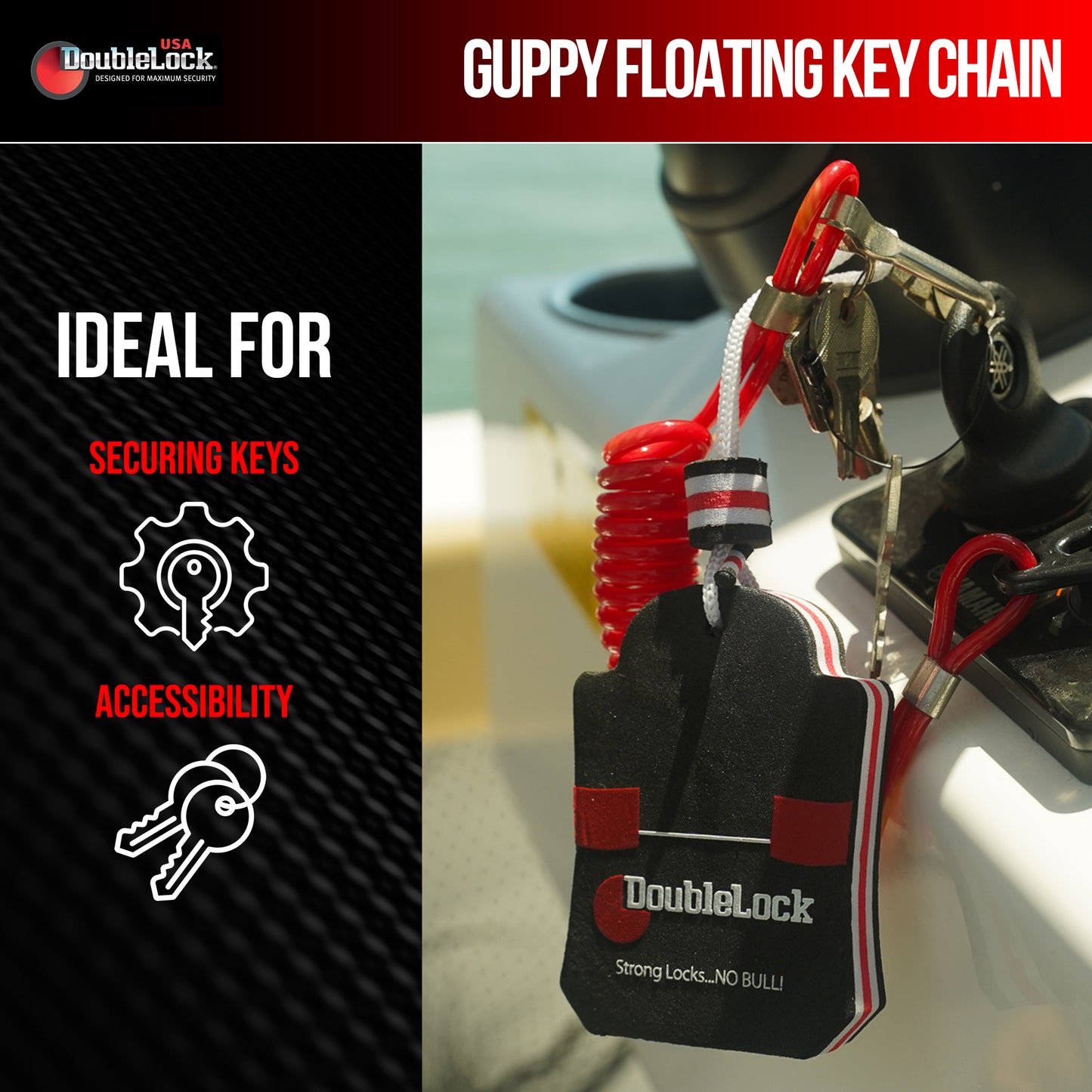 GUPPY | Floating Key Chain