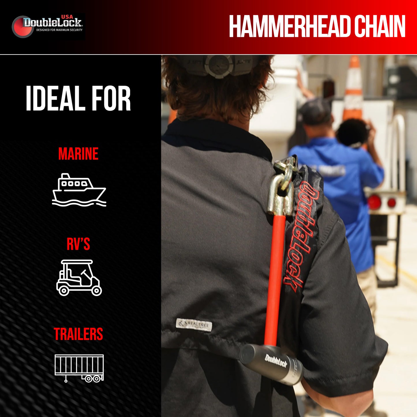 HAMMERHEAD Equipment Lock | Boat Cleat, Trailer and Equipment Lock