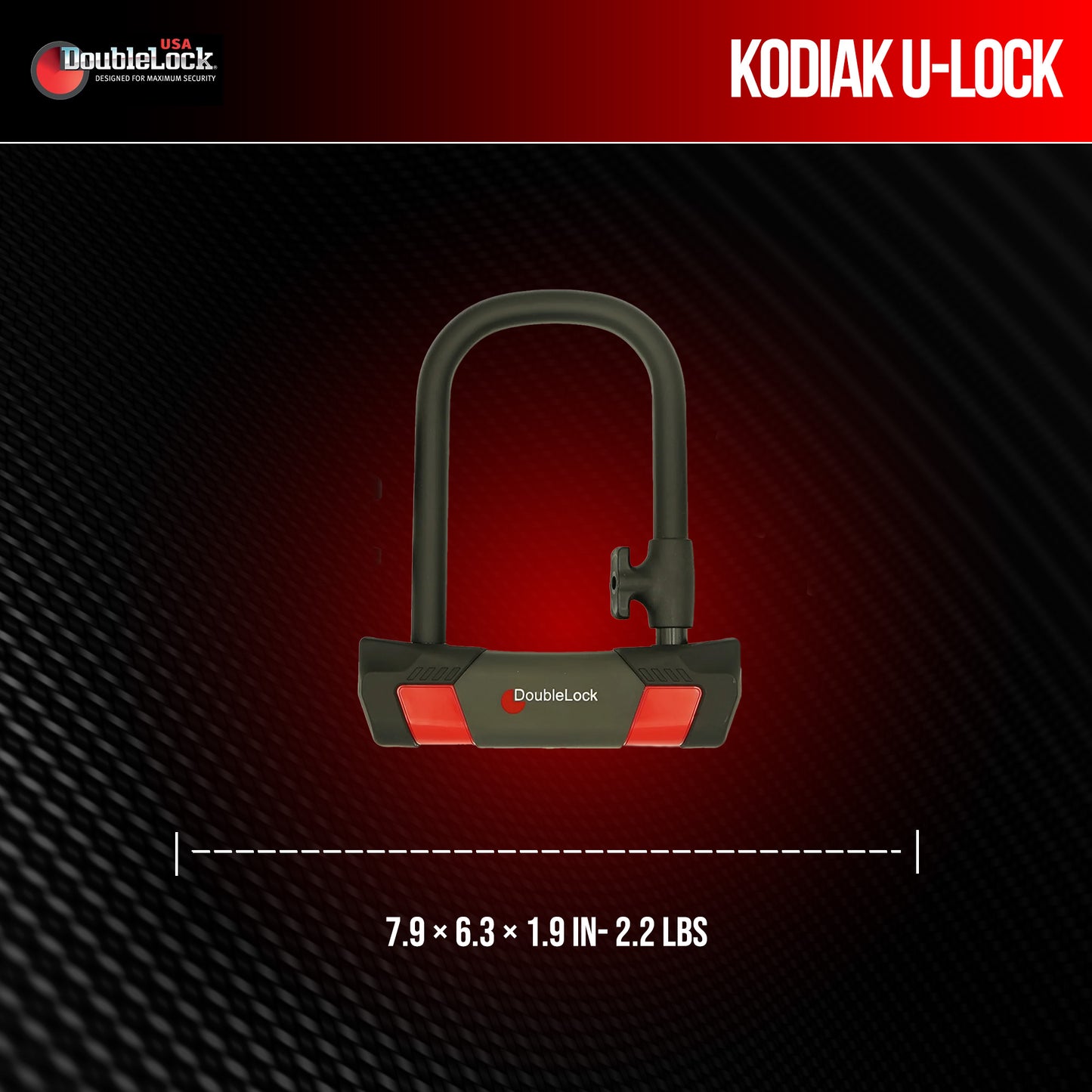 KODIAK Compact U-Lock | Steel Shackle U-Lock