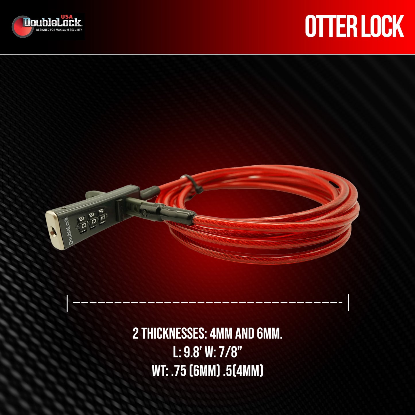 OTTER Lock | Integrated Cable Lock