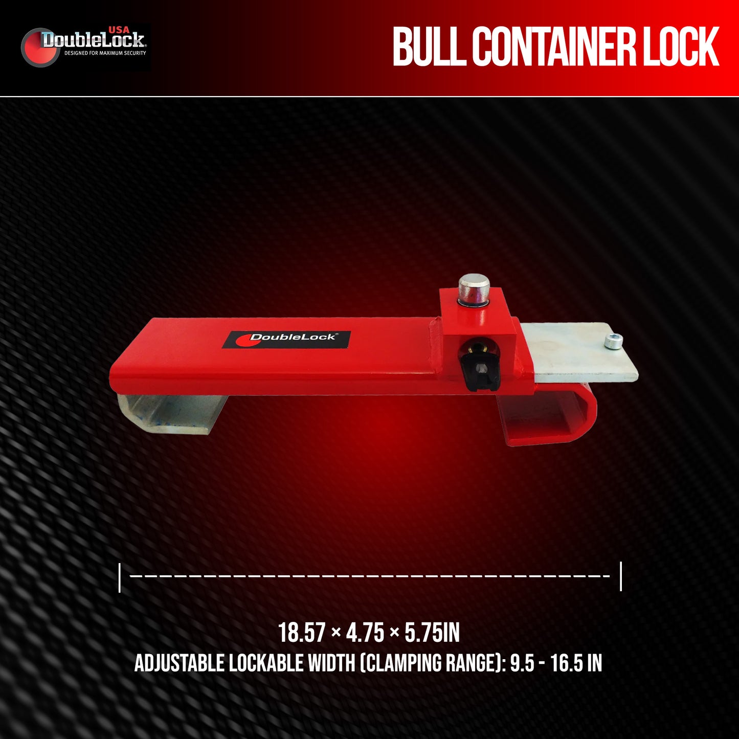 BULL Cargo Container Lock |  Max Duty Freight Lock