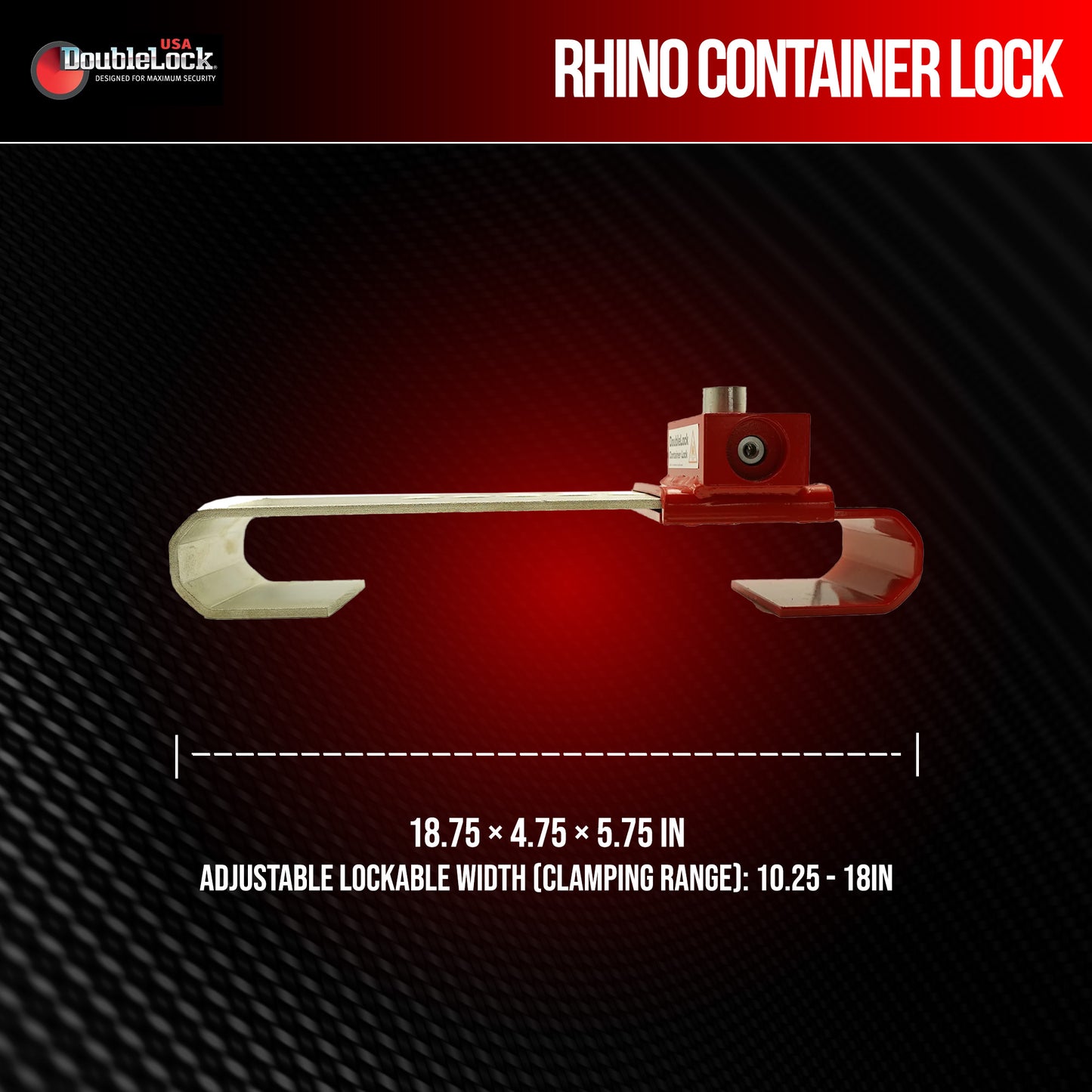 RHINO Ultra Duty Cargo Container Lock | Freight Container Lock