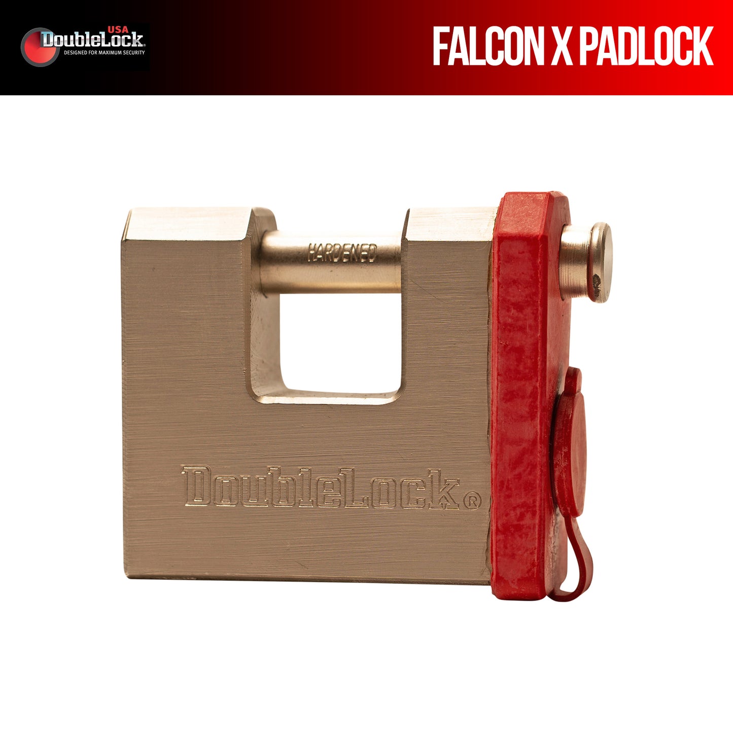 FALCON X Padlock | Max Duty Brass Container/Shipping Padlock