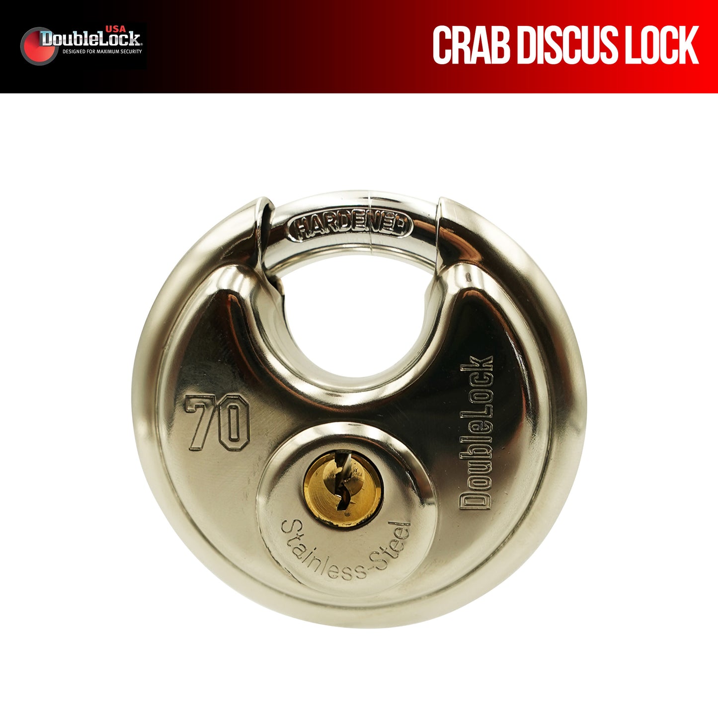 CRAB Discus Lock | Stainless Steel Discus Lock