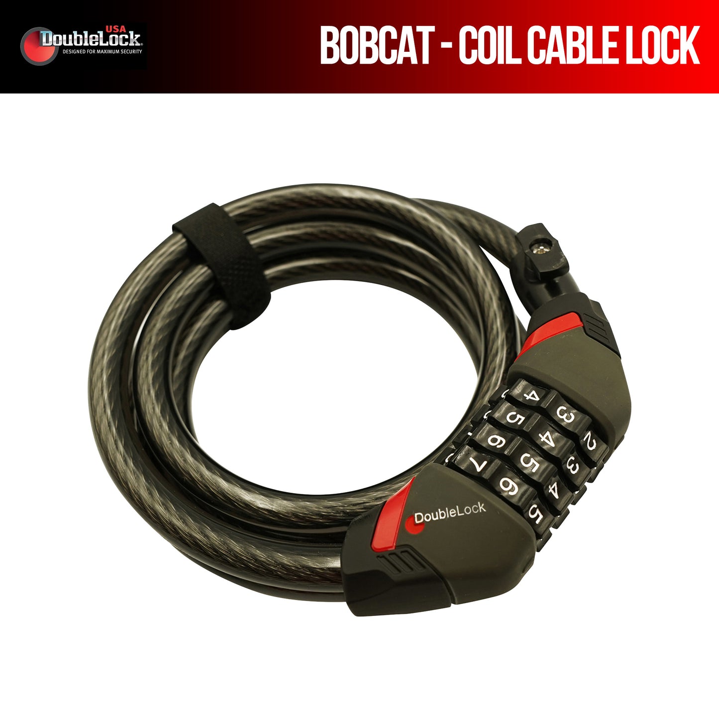 BOBCAT Coil Cable Lock | Combo Coil Cable & Lock