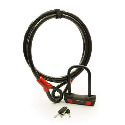 BEAST Ultra Duty Cable & Lock Bundle | Braided Steel Cable & U-Lock Combo